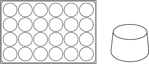 3D PAVOFLEX Professional Silicone Mold "Big Muffin"