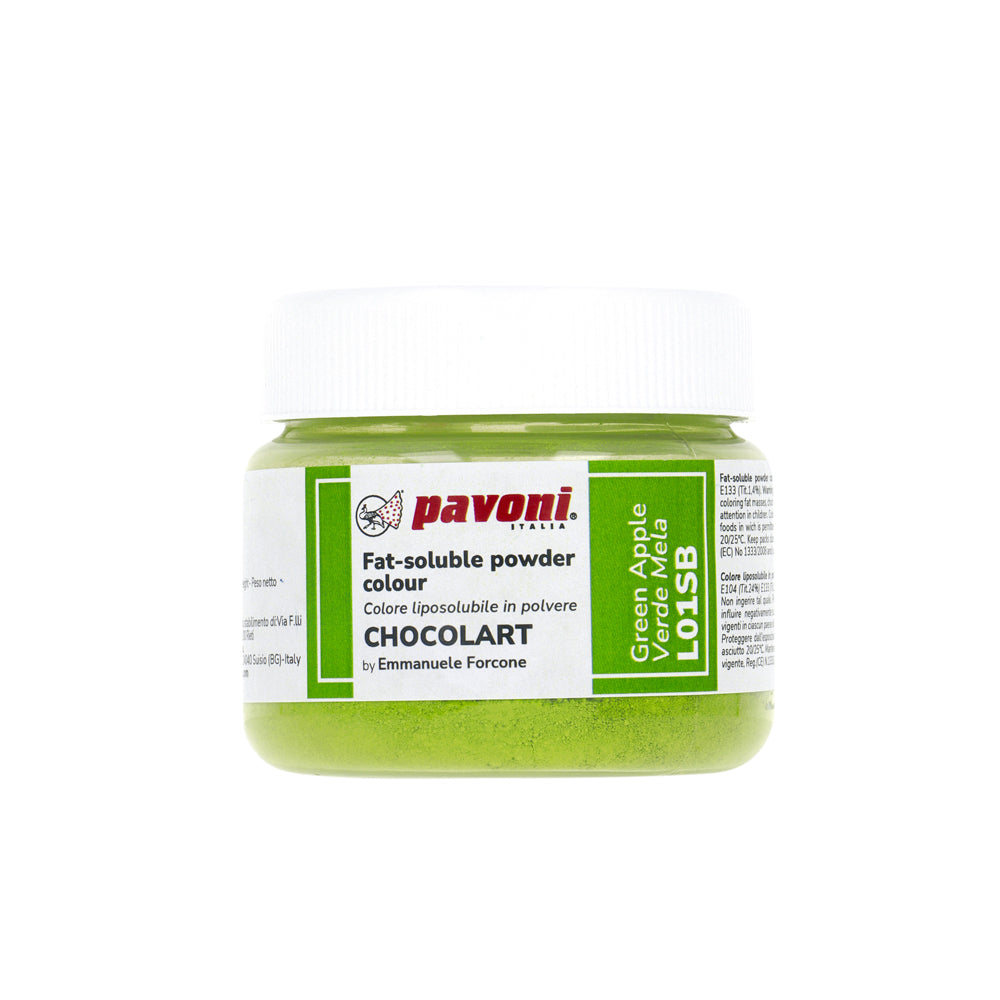 Apple Green Fat-soluble powder 40g - Chocolart